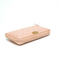 Chanel Boy Zip Around Light Pink Long Wallet