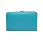 Hermès Blue Leather Wallet with Detachable Pouch