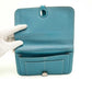 Hermès Blue Leather Wallet with Detachable Pouch