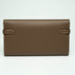 Hermès Etoupe Kelly Long Wallet