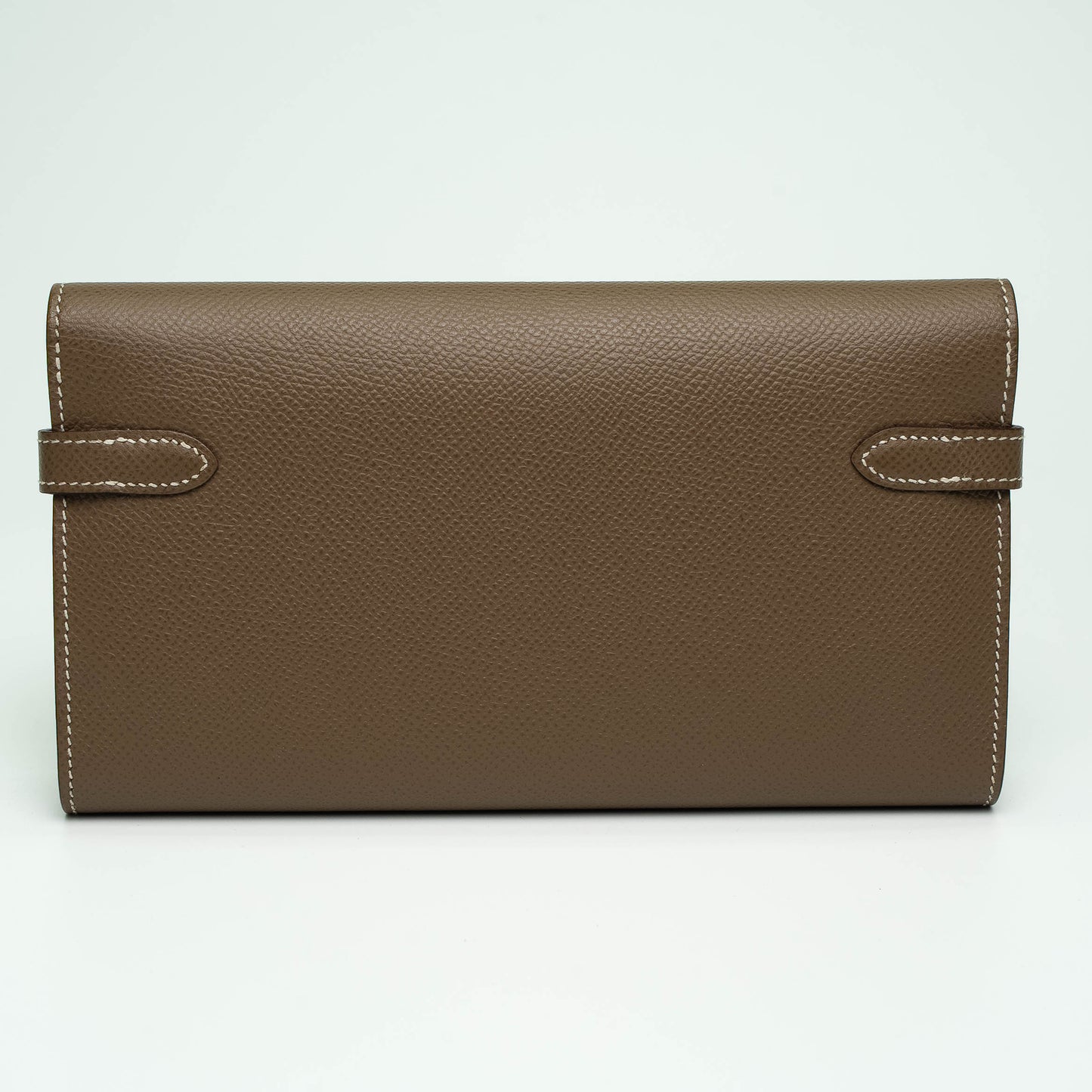 Hermès Etoupe Kelly Long Wallet