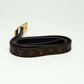Louis Vuitton Monogram Gold Buckle Belt