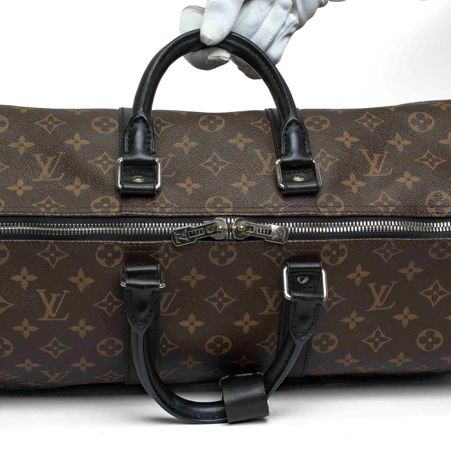 Louis Vuitton Monogram Macassar Keepall 45 Bandouliere