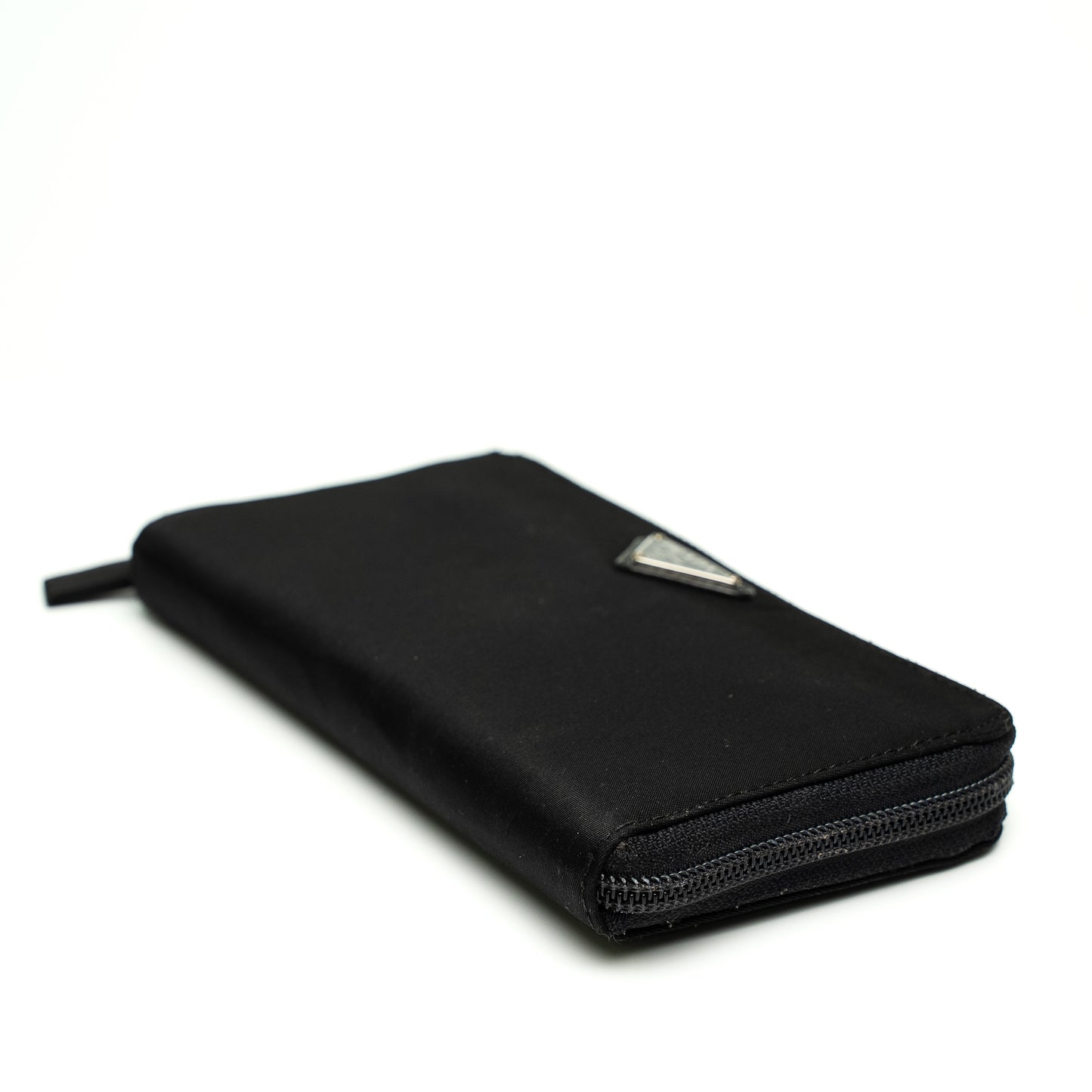 Prada Portafoglio Tessuto Nero Long Wallet