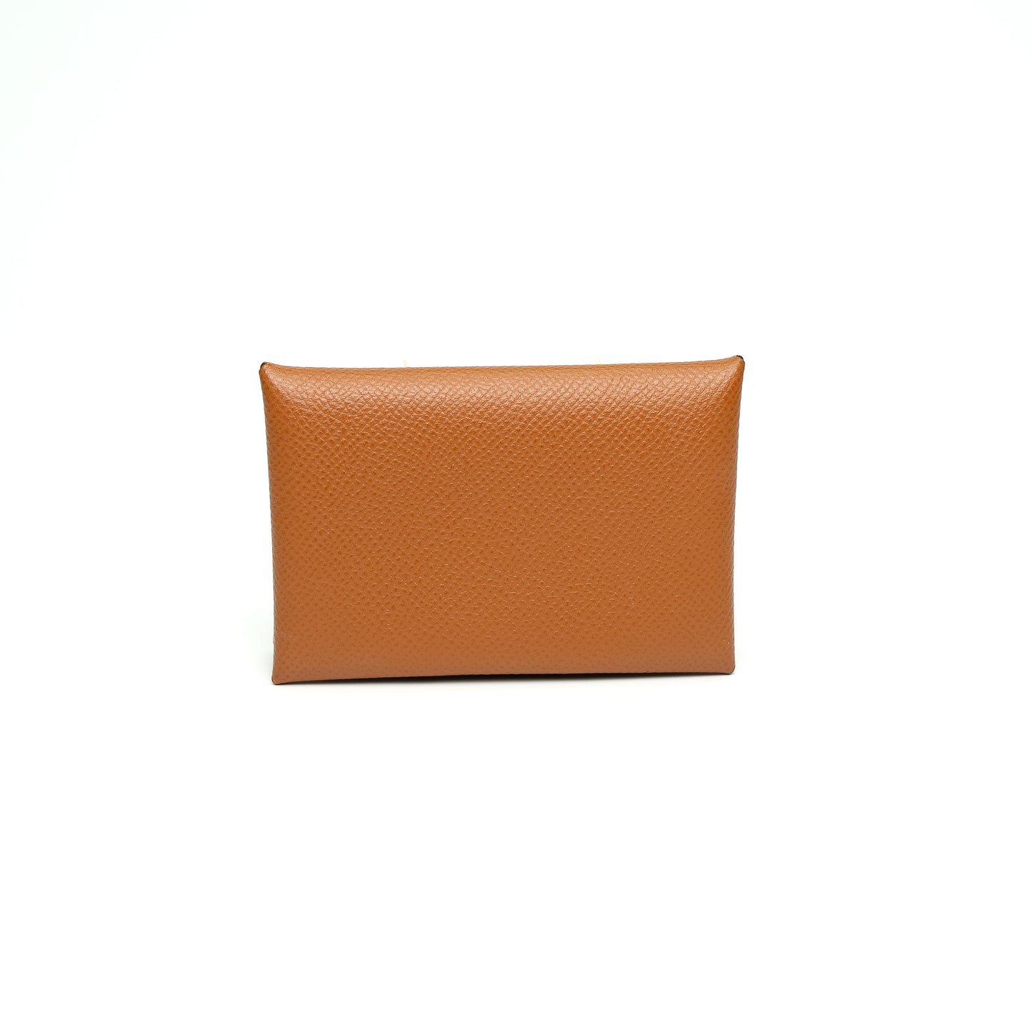 Hermès Calvi Tan Epsom Leather Card Wallet