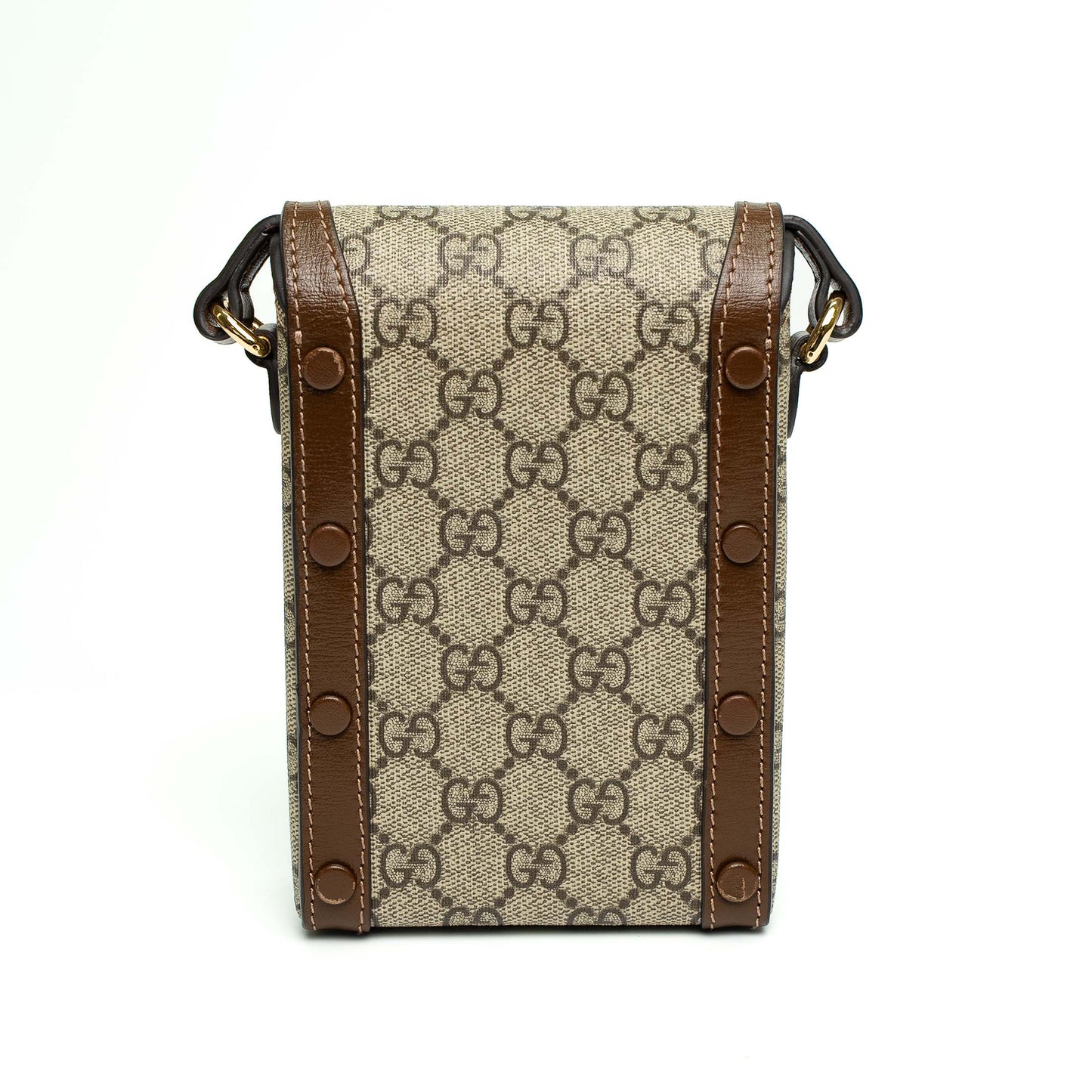 Gucci Horsebit 1955 Mini Bag Beige GG Canvas