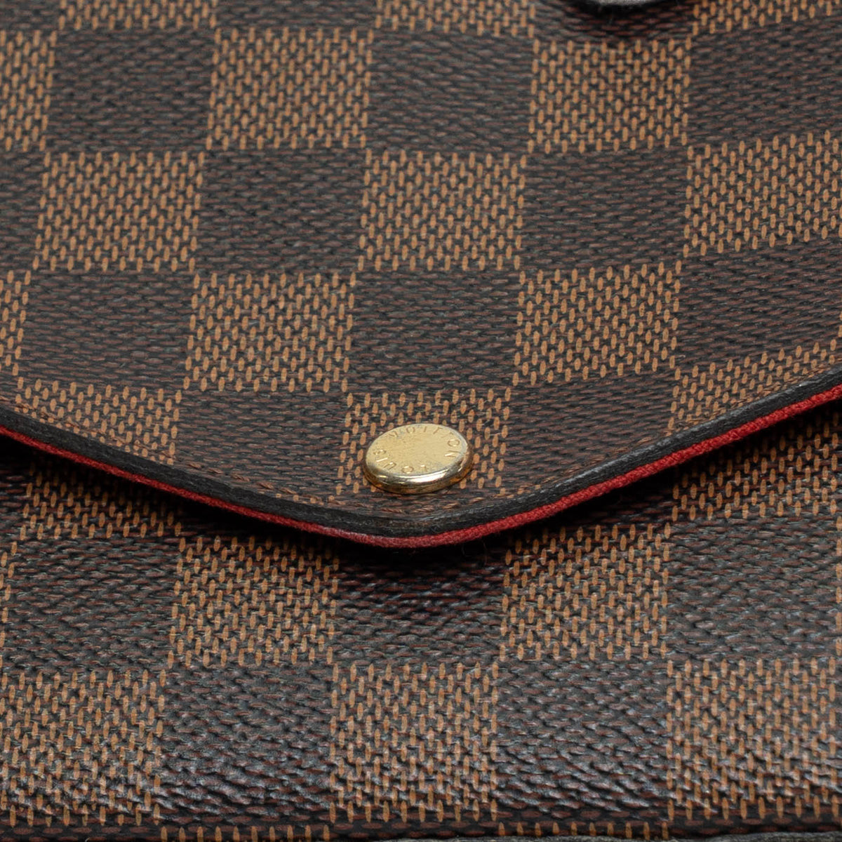 Louis Vuitton Pochette Felicie Damier Ebene Crossbody Bag
