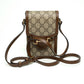 Gucci Horsebit 1955 Mini Bag Beige GG Canvas