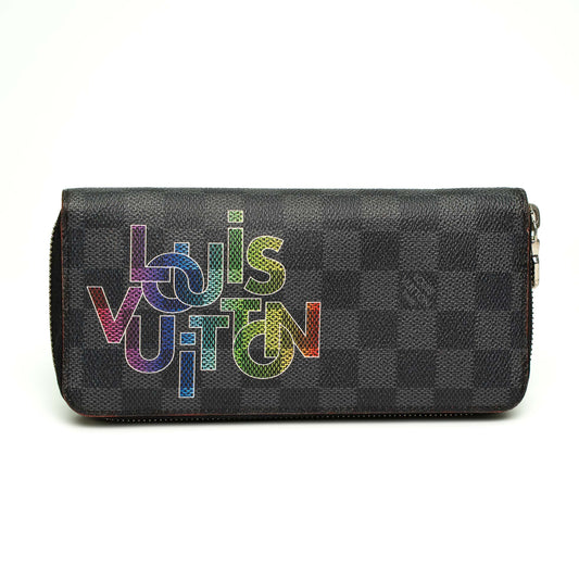 Louis Vuitton Damier Graphite Rainbow Zippy Wallet