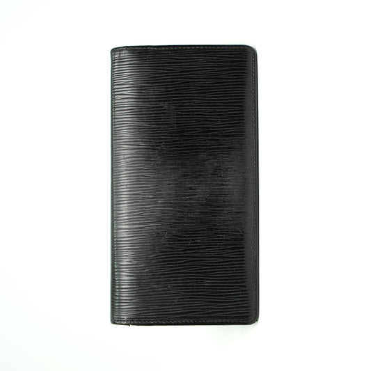 Louis Vuitton Black Epi Leather Long Wallet