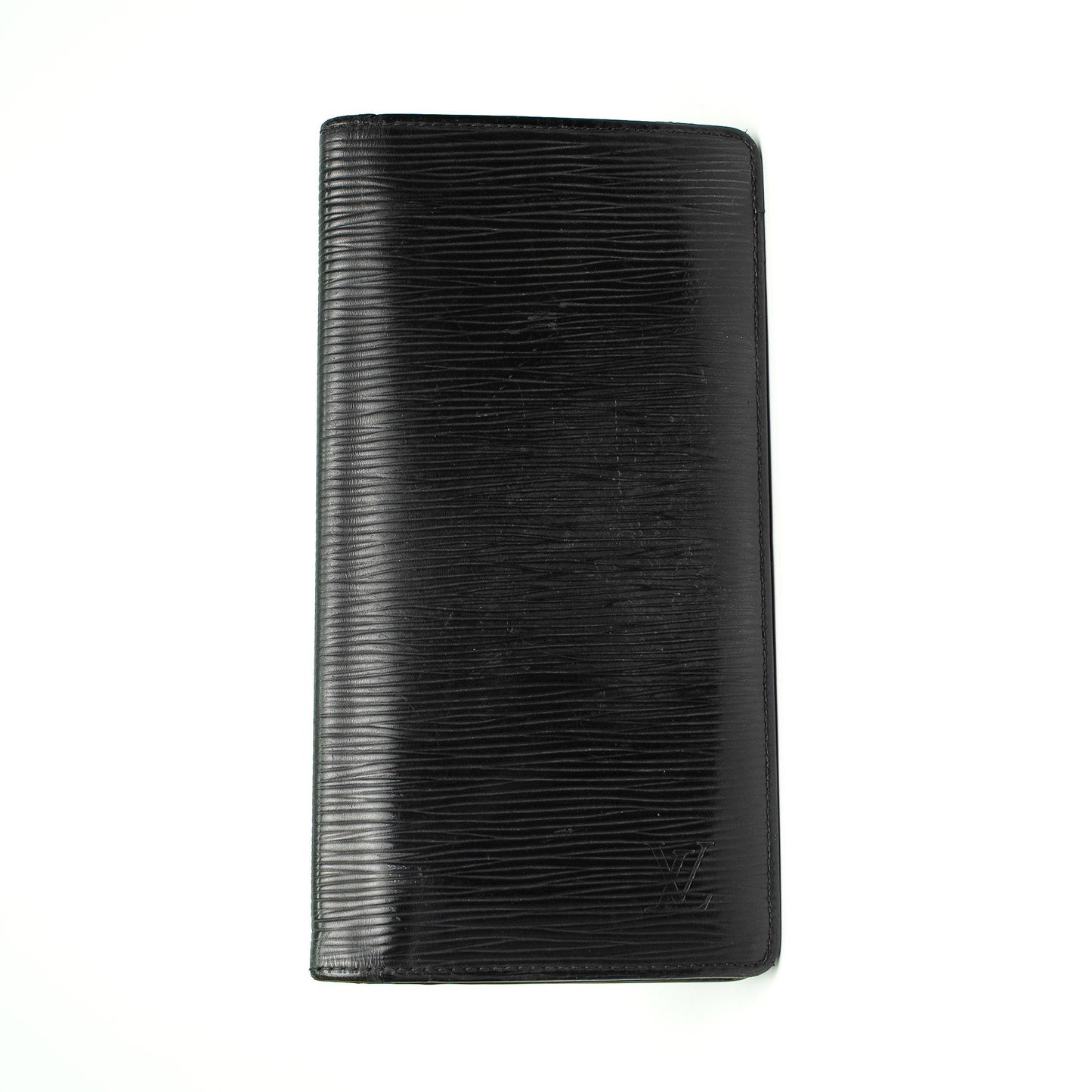 Louis Vuitton Black Epi Leather Long Wallet