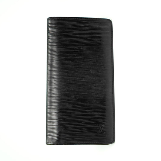 Louis Vuitton Black Epi Leather Long Wallet
