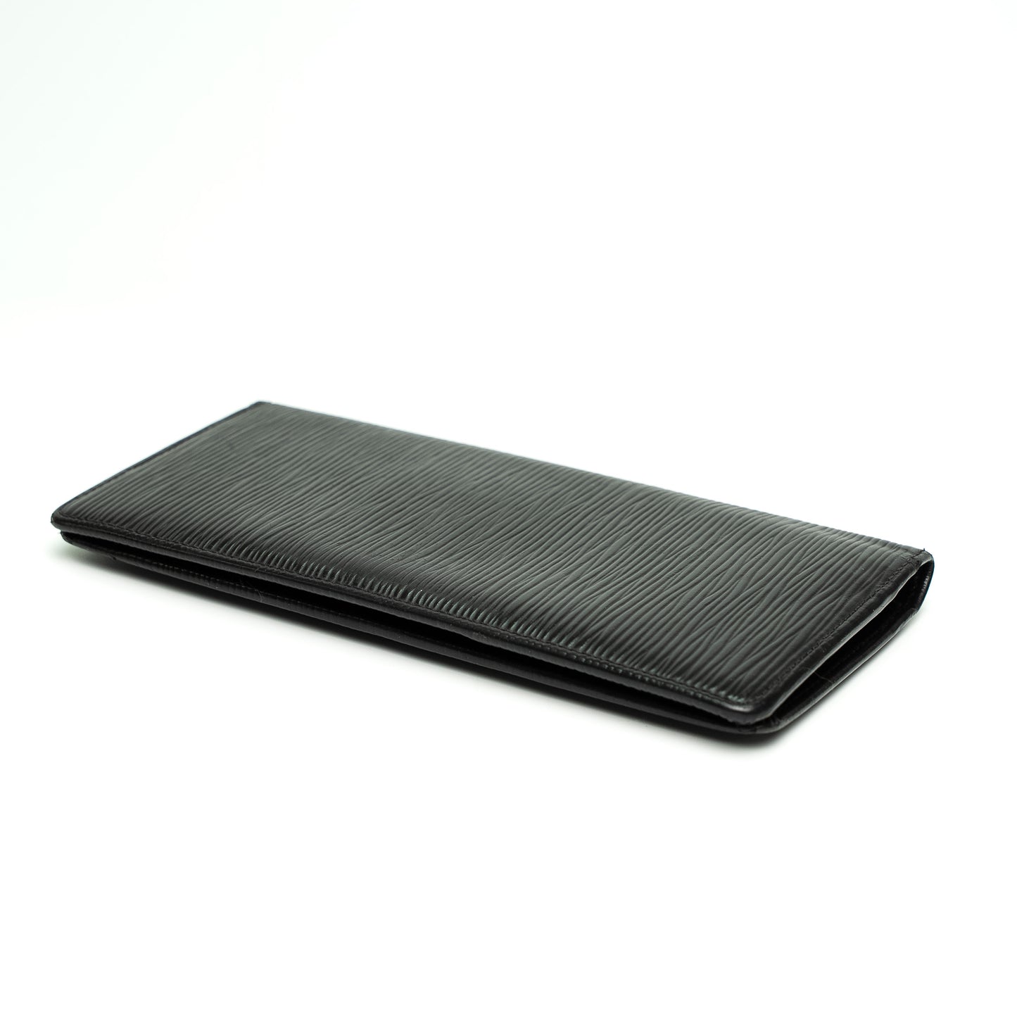 Louis Vuitton Black Epi Leather Long Wallet