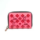 Christian Louboutin Pink Studded Panettone Zip Wallet
