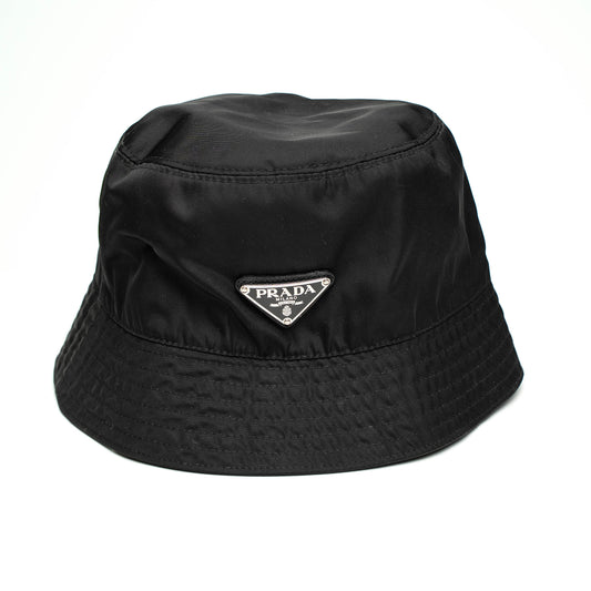 Prada Black Re-Nylon Bucket Hat