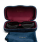 Gucci GG1421S Black Rectangle Logo Sunglasses