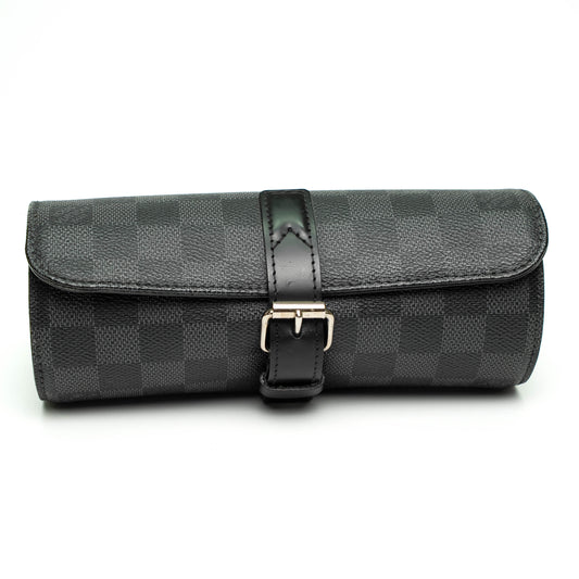 Louis Vuitton Damier Graphite Watch Case