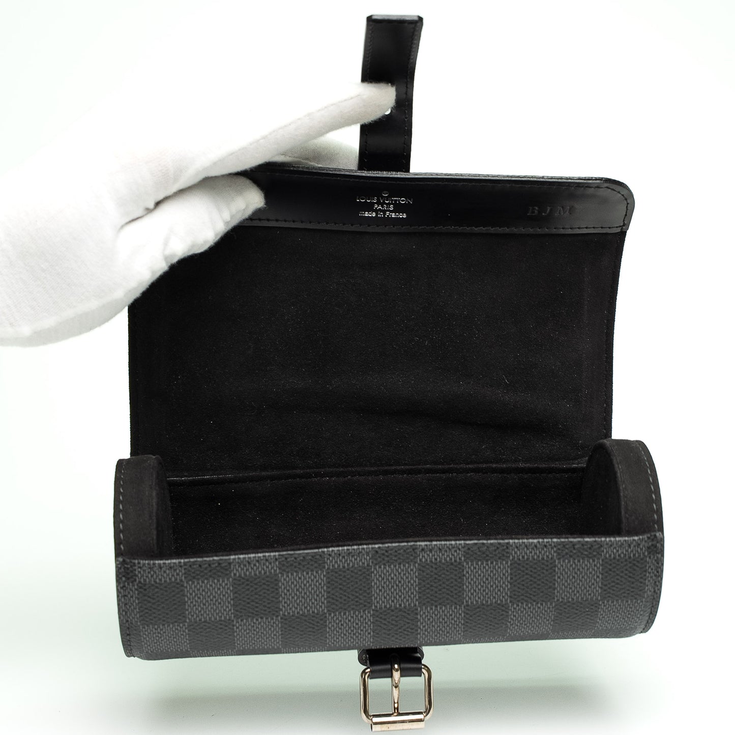 Louis Vuitton Damier Graphite Watch Case