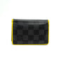 Louis Vuitton Damier Graphite Yellow Bifold Card Holder