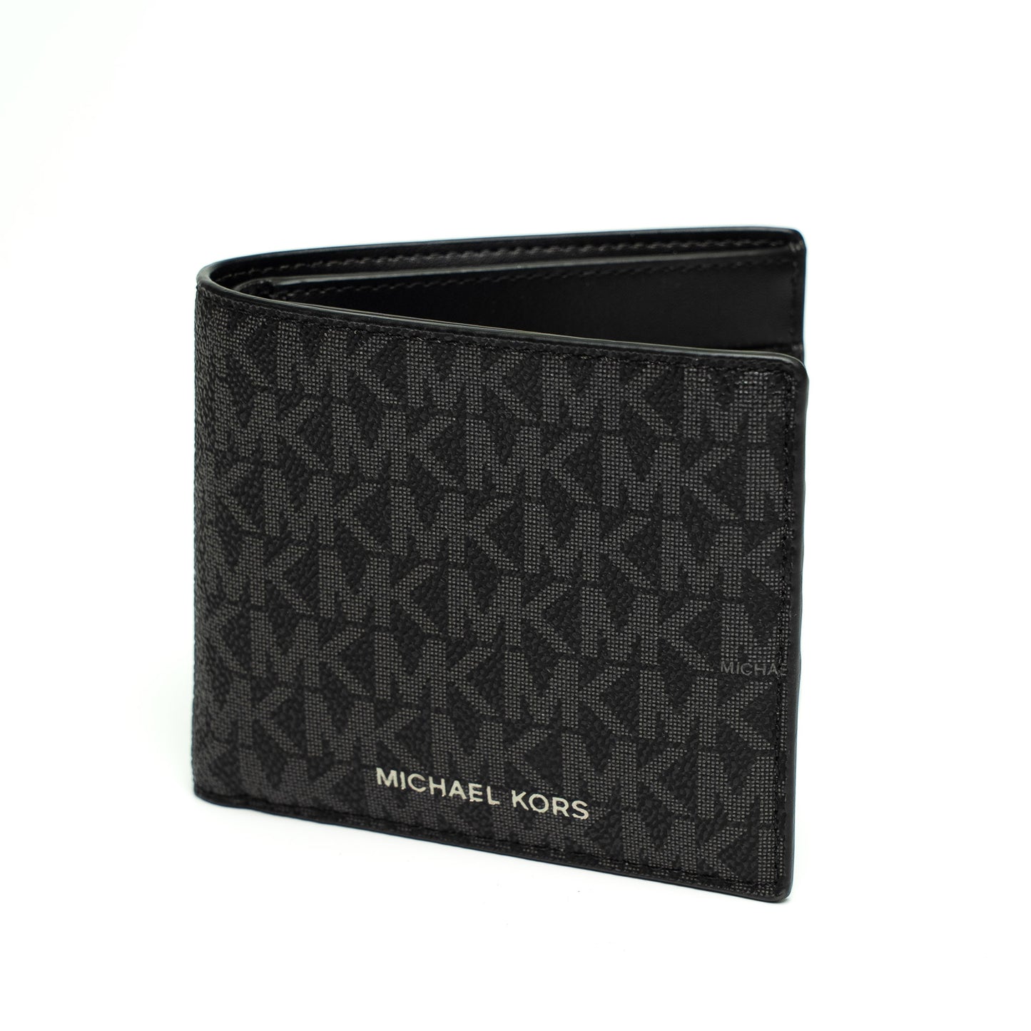 Michael Kors Black Monogram Bifold Wallet