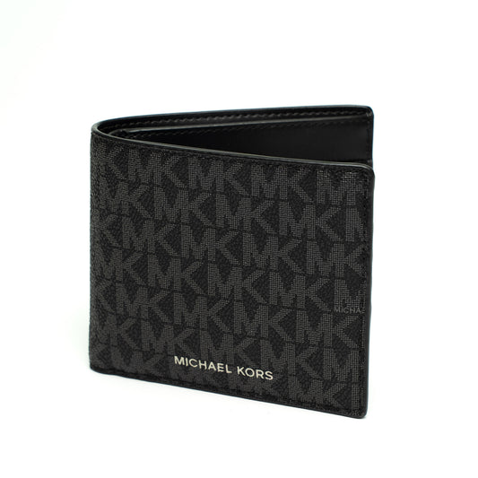 Michael Kors Black Monogram Bifold Wallet