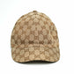 Salvatore Ferragamo Gancini Monogram Beige Canvas Cap