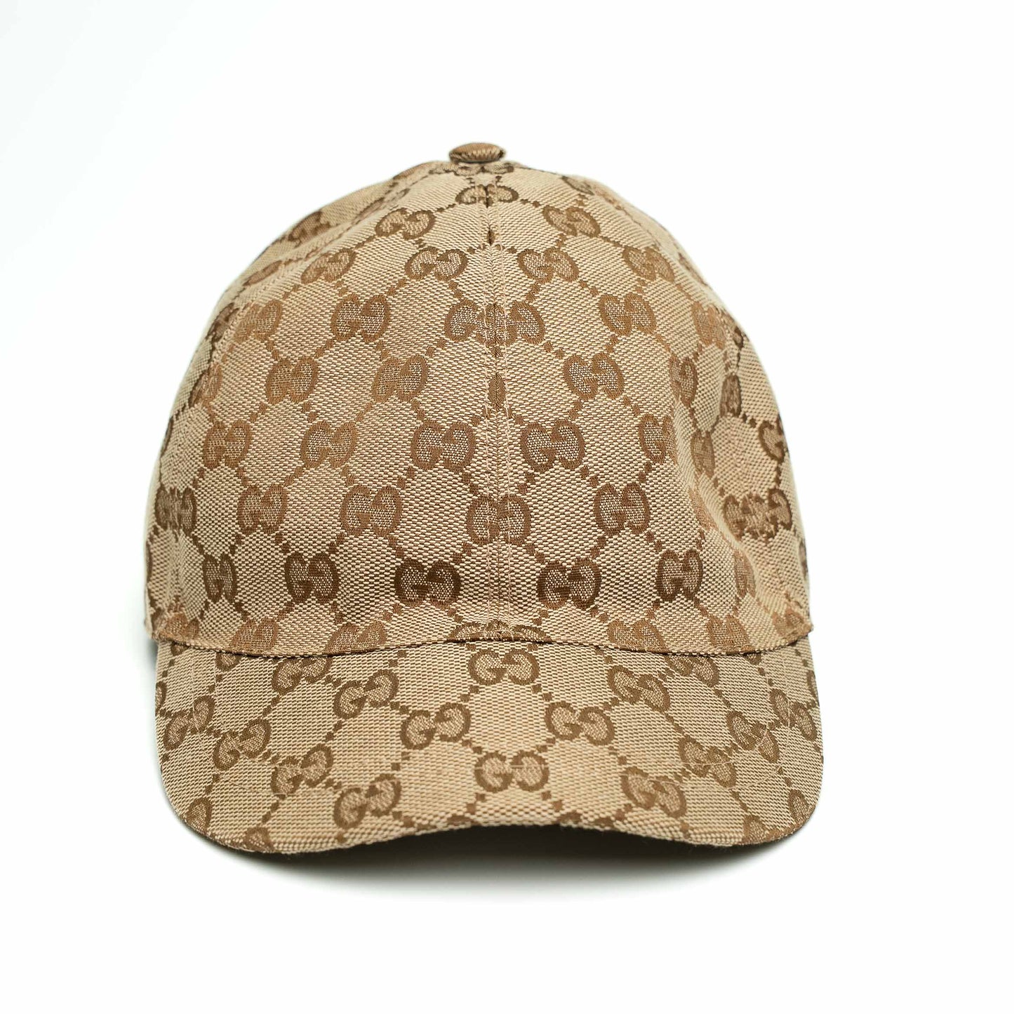 Salvatore Ferragamo Gancini Monogram Beige Canvas Cap