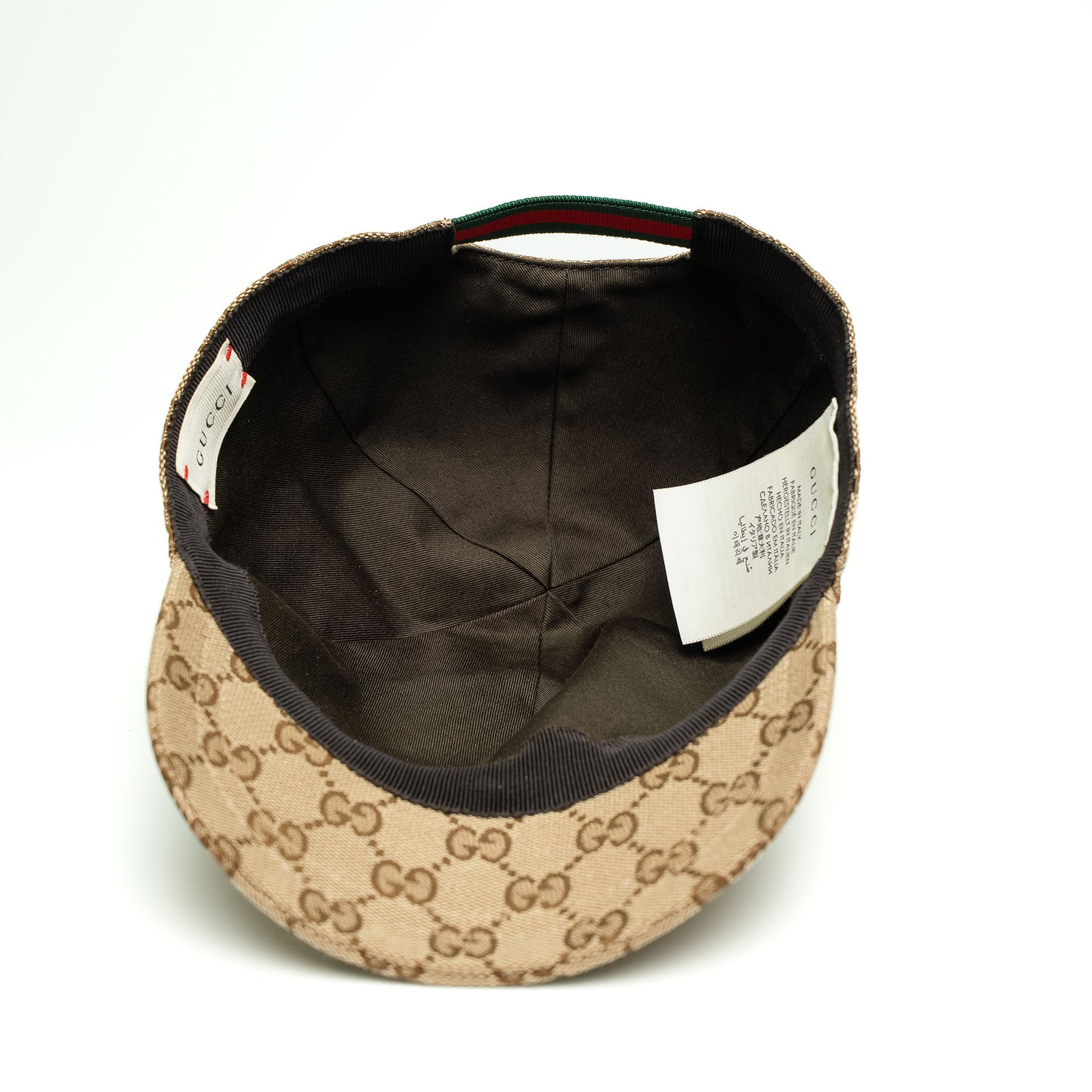 Salvatore Ferragamo Gancini Monogram Beige Canvas Cap