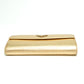 Prada Gold Saffiano Leather Long Wallet
