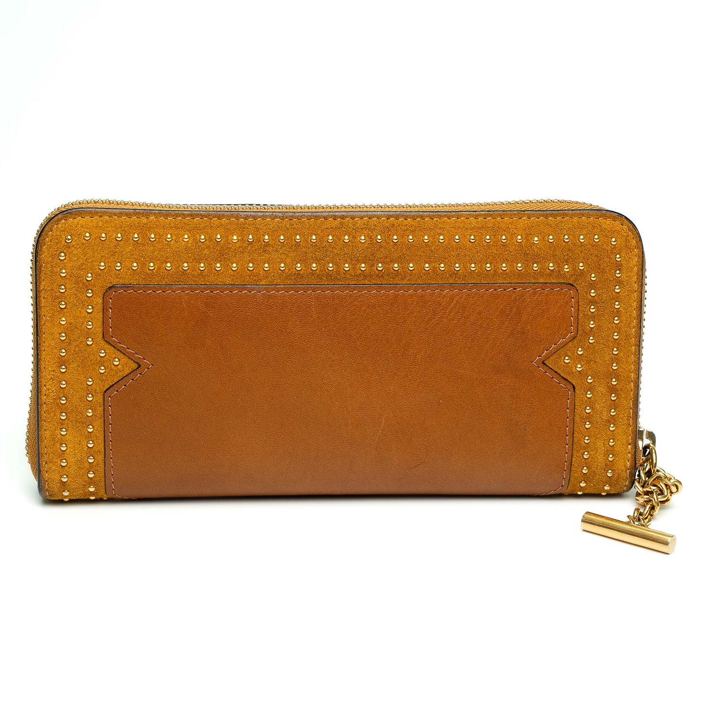 Chloé Mustard Brown Portefeuille Joe Long Wallet