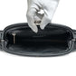 Chanel Timeless Quilted Caviar Clutch Black