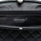 Chanel Timeless Quilted Caviar Clutch Black
