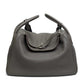 Hermes Lindy 30 Etain Taurillon Clemence Bag