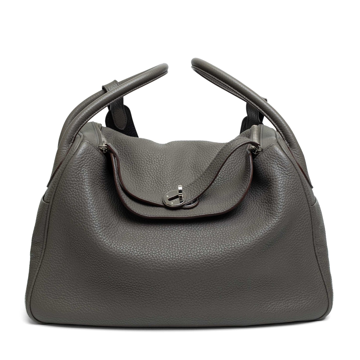 Hermes Lindy 30 Etain Taurillon Clemence Bag