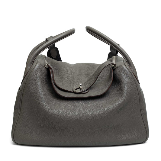 Hermes Lindy 30 Etain Taurillon Clemence Bag