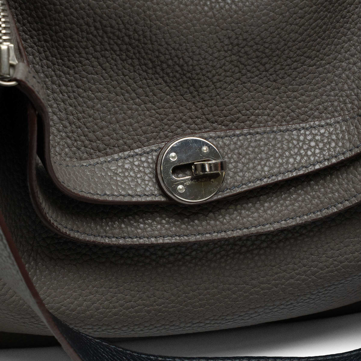 Hermes Lindy 30 Etain Taurillon Clemence Bag