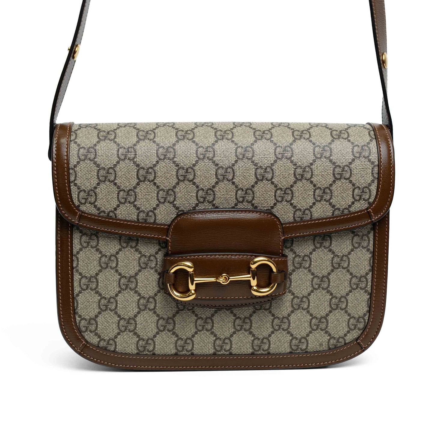 Gucci Horsebit 1955 GG Supreme Shoulder Bag