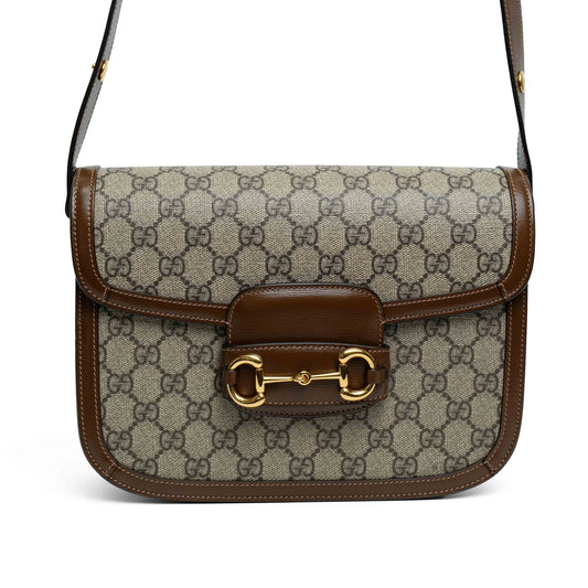 Gucci Horsebit 1955 GG Supreme Shoulder Bag