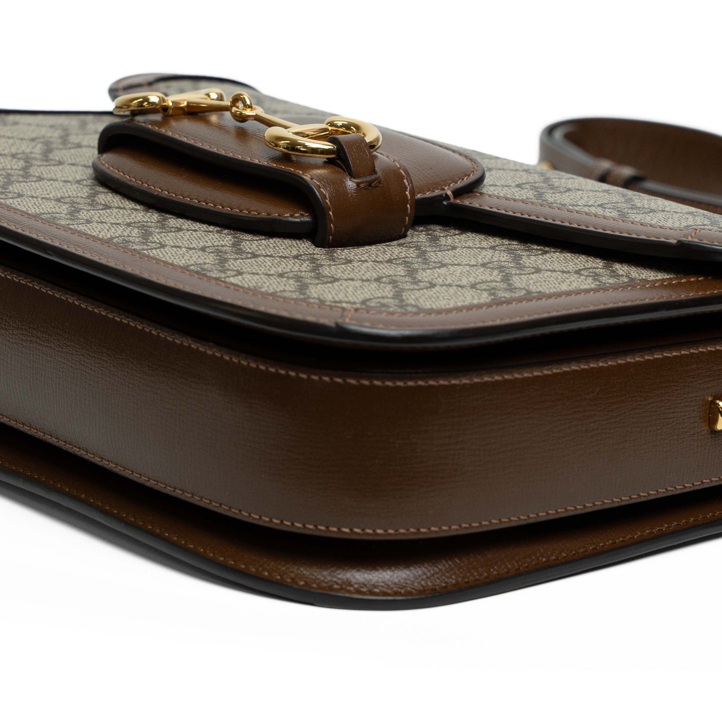 Gucci Horsebit 1955 GG Supreme Shoulder Bag