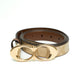 Coach Signature Coated Canvas & Saddle Calfskin Reversible Belt