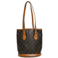 Louis Vuitton Petit Bucket Monogram Shoulder Bag