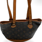 Louis Vuitton Petit Bucket Monogram Shoulder Bag