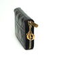 Christian Dior Lady Dior Voyageur Black Cannage Lambskin Coin Purse
