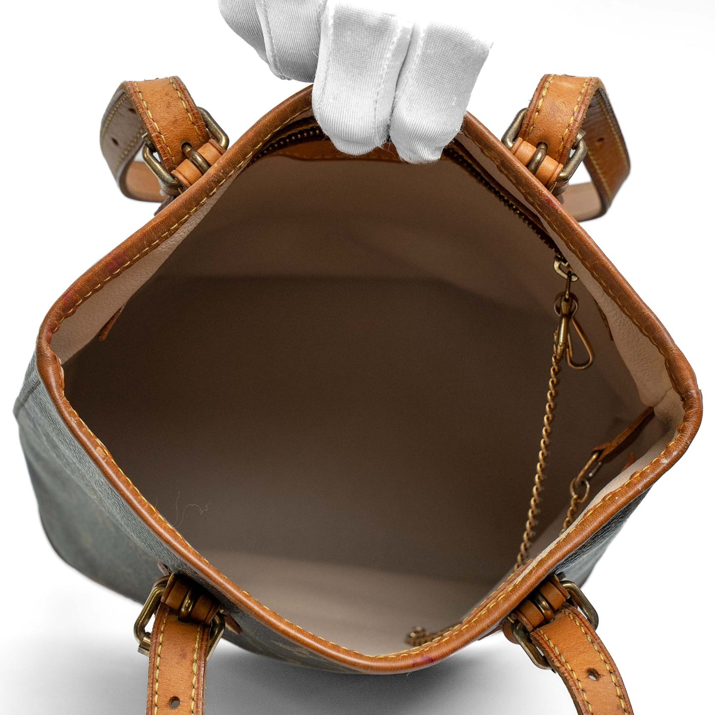 Louis Vuitton Petit Bucket Monogram Shoulder Bag