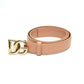 Dolce & Gabbana Beige Gold DG Buckle Belt