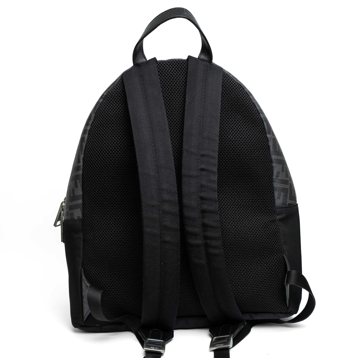 Fendi FF 1974 Diagonal Pouch Backpack Black