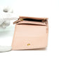 Gucci GG Pebbled Leather Nude Pink Bifold Wallet