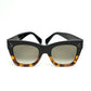 Celine Black & Tortoiseshell Cat Eye Sunglasses