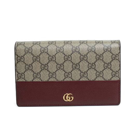 Gucci GG Marmont Supreme Wallet On Chain
