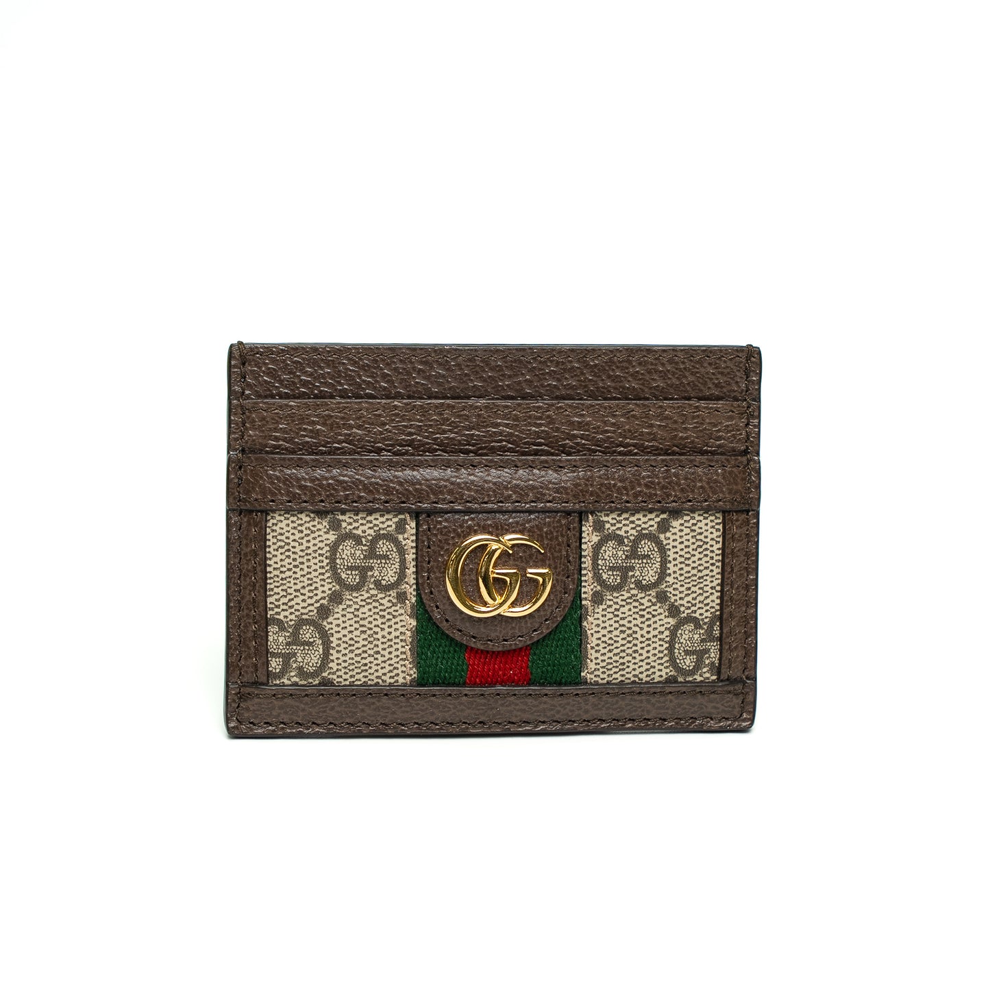 Gucci GG Supreme Web Stripe Card Holder